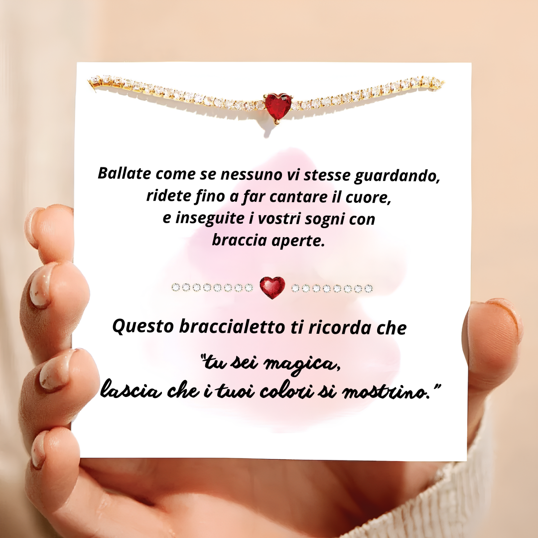 Bracciale Cuore Radiante - Bracciale 1 + 1 GRATIS